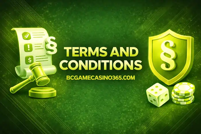Terms and Conditions of bcgamecasino365.com